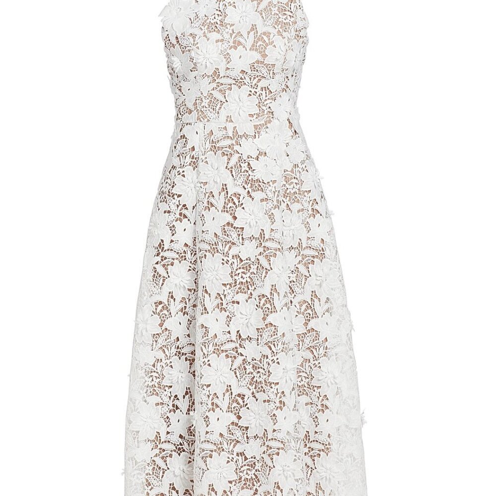 As It May Floral Lace Sleeveless Midi-Dress NWT Size Medium (6-8)